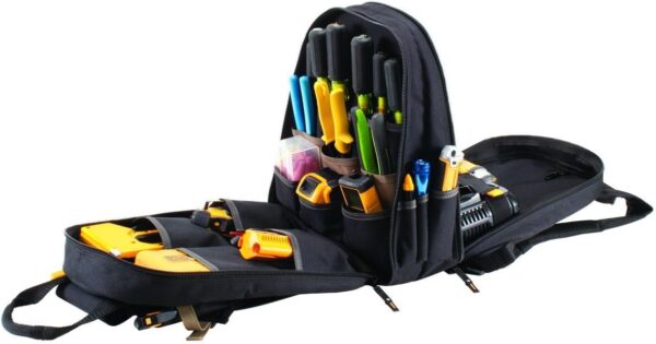 CLC Work Gear 1134 Carpenter's Tool Backpack, 44 Pockets, Padded Back Support - Image 8