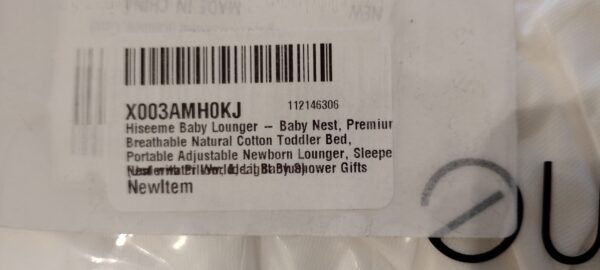 hiseeme Portable Baby Lounger Bed Baby Nest Breathable Newborn Crib Bassinet - Image 4