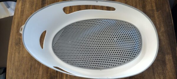 Angelcare Baby Bath Support for Up to 6 Months, Mould & Mildew Resistant, Grey - Image 5