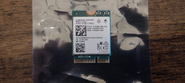 Intel Wireless-AC 9560 DualBand 9560NGW WiFi 802.11ac BT 5.0 M.2 Dell Card T0HRM