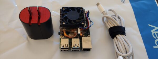 Raspberry Pi 4 Model B 4B 4GB RAM KIT, Power Adapter, Ultra Thin ICE Tower Cooler