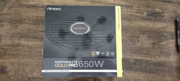 Antec Earthwatts Gold Pro EA650G Pro 650W Semi-Modular 80 PLUS GOLD 120mm Silent Fan PSU