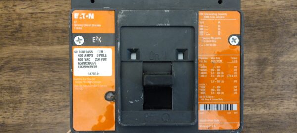 CUTLER-HAMMER E2K3400MKWS10 E2K MINING CIRCUIT BREAKER 400A 600VAC - Image 12