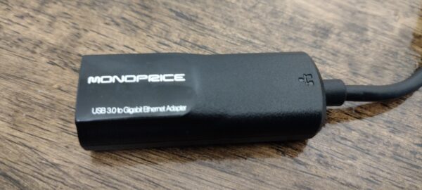 Monoprice USB 3.0 Gigabit Ethernet Adapter Supports 10/100/1000 Mbps Connections - Image 3