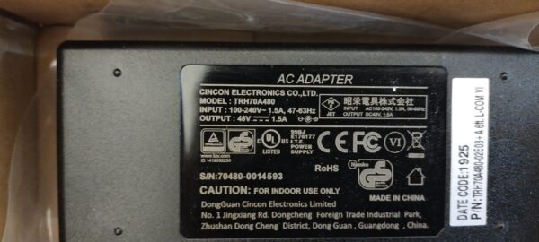 OEM Cincon Electronics Co., Ltd. TRH70A480 70W I.T.E Power Supply AC Adapter - Image 4