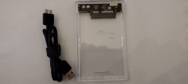 Sabrent 2.5-Inch SATA to USB 3.0 Tool-free Hard Drive Enclosure (EC-OCUB)