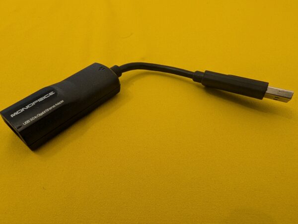 Monoprice USB 3.0 Type A to Gigabit RJ45 Ethernet Adapter - Part 11195