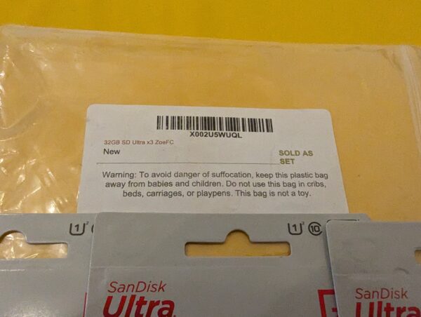 32GB 3-Pack Ultra SDHC UHS-I Memory Card (3x32GB) SDSDUN4-032G-GN6IM - Image 2