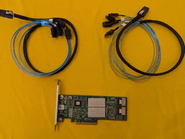 Dell H310 6Gbps SAS HBA w/ LSI 9211-8i P20 IT Mode for ZFS FreeNAS unRAID and CABLES
