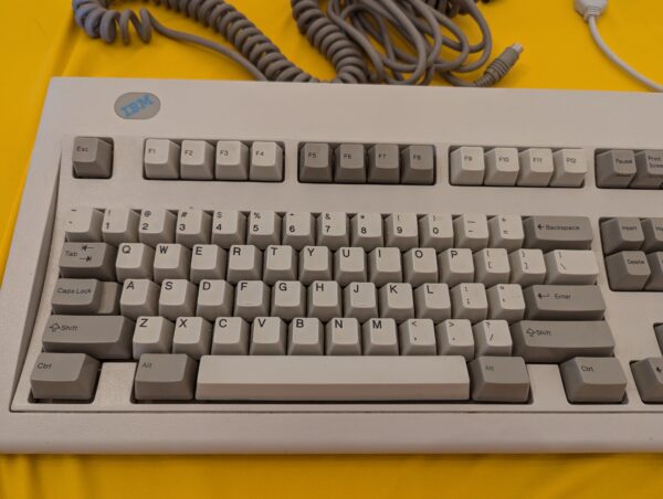 IBM Model M 1391401 KEYBOARD PS/2 NOVEMBER 1989 Detachable Cable & USB Adapter - Image 3
