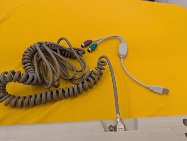 IBM Model M 1391401 KEYBOARD PS/2 NOVEMBER 1989 Detachable Cable & USB Adapter - Image 7