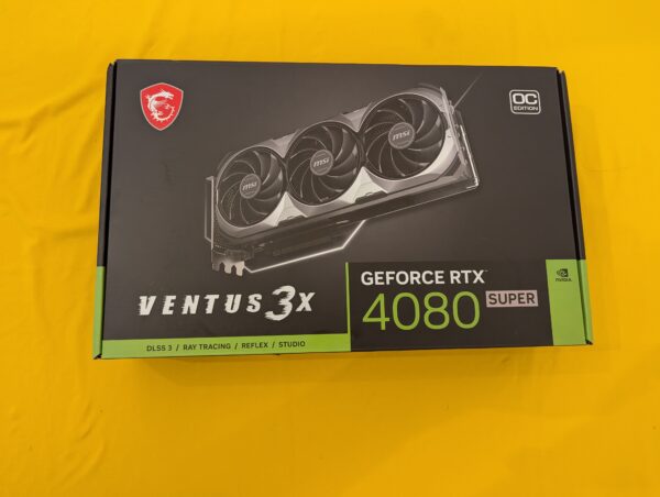 MSI NVIDIA GEFORCE RTX 4080 SUPER 16GB GDDR6X VENTUS 3X OC Graphics Card