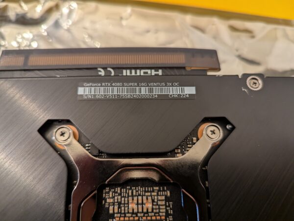 MSI NVIDIA GEFORCE RTX 4080 SUPER 16GB GDDR6X VENTUS 3X OC Graphics Card - Image 10