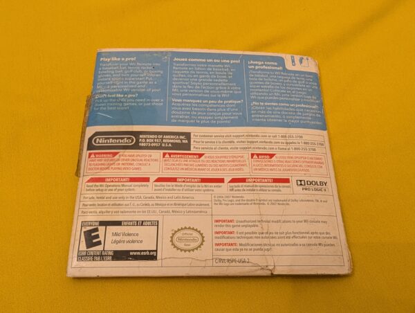 Wii Sports (2006) - Nintendo Wii Game and Manual - Image 6
