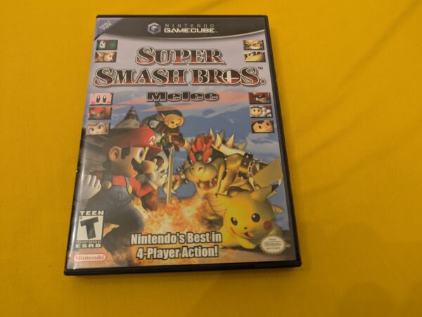 Super Smash Bros Melee (Nintendo GameCube, 2001) CIB w/ Manual