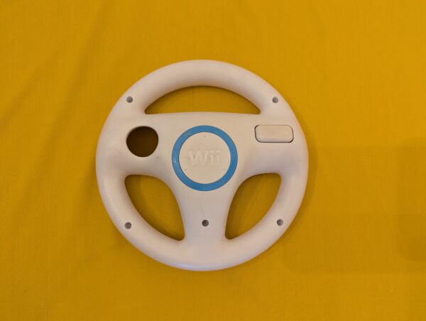 Nintendo Wii Racing Wheel for Mario Kart Official OEM Controller Accessory White