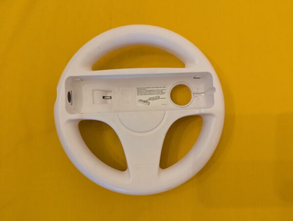 Nintendo Wii Racing Wheel for Mario Kart Official OEM Controller Accessory White - Image 2