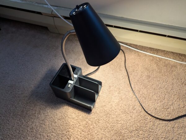 Organizer Task Lamp Room Essentials Flexible Neck USB Connection College Dorm Office