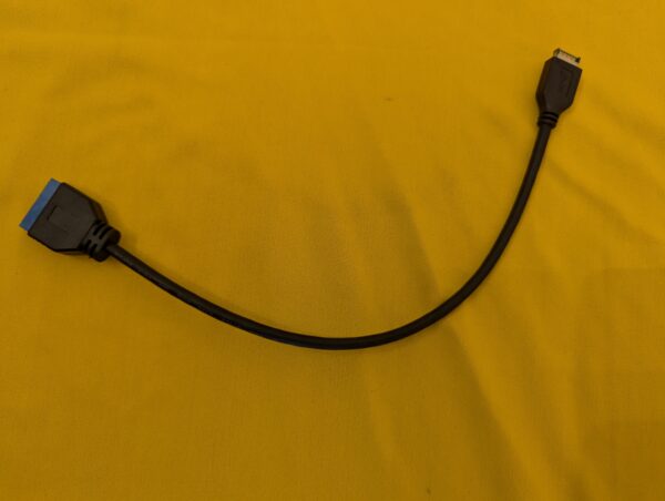XMSJSIY USB 3.1 Type-E Male to USB 19/20 Pin Header Male Adapter Extension Cable Motherboard 30cm - Image 5
