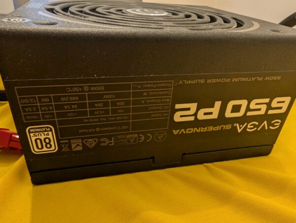 EVGA Supernova 650 P2, 80 Plus Platinum 650W Fully Modular Power Supply w/Cables - Image 6